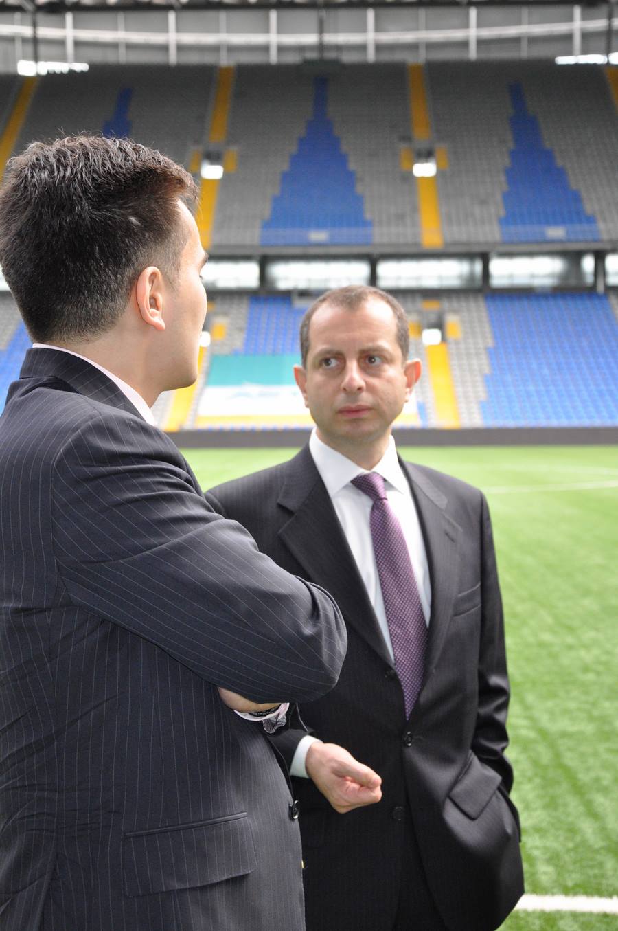 Galatasaray visiting the Saryarka cycling track and the Astana Arena stadium