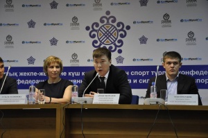 Press conference of the Confederation of Combat Sports and Strength Sports