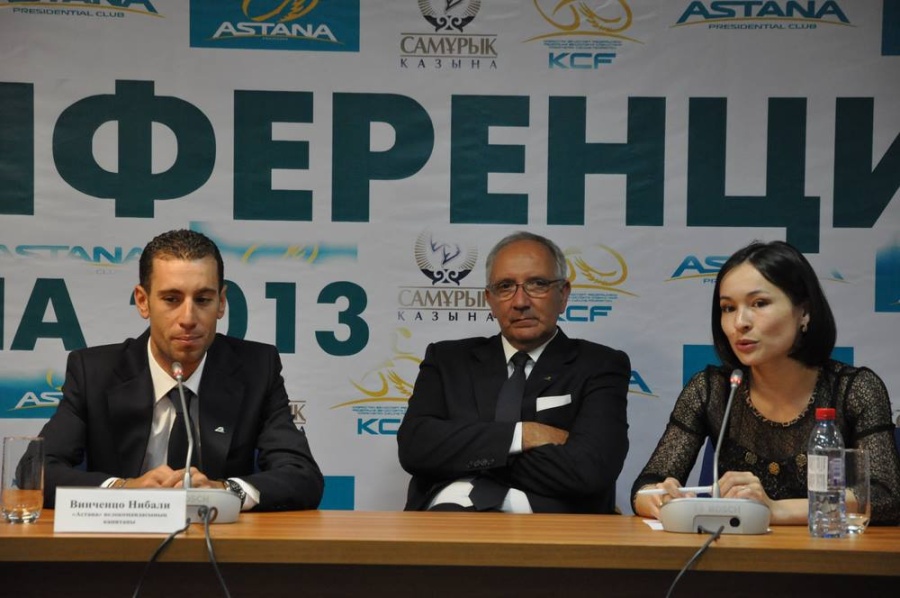 Triumphant Giro d'Italia in Astana