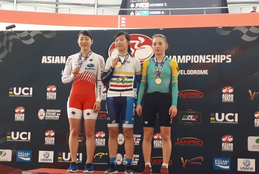 Велошабандоздардың Азия  Чемпионатындағы жаңа жеңістері