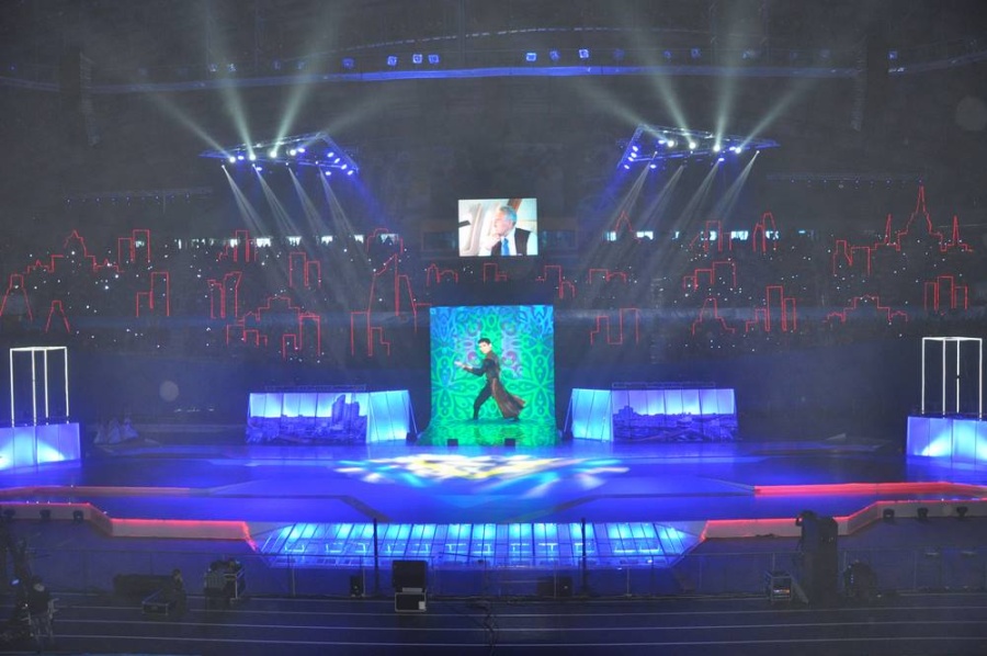 On December 1, a solemn program was held in the arena of the Saryarka cycle track in honor of the celebration of the First President's Day.