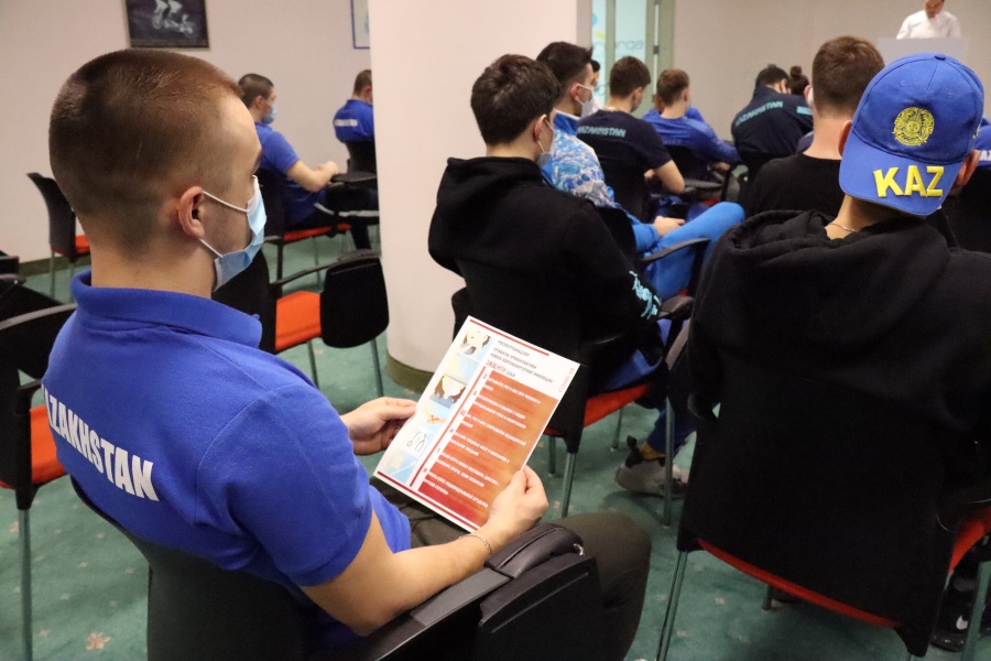COVID-19 алдын алуға байланысты дәріс өткізілді