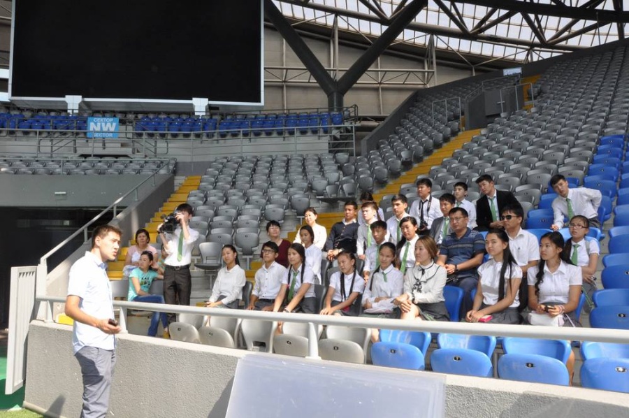 Excursion across Saryarka Cycle Track and Astana-Arena Stadium: Local History Research Expeditions "Tugan Yelge Tagzym"