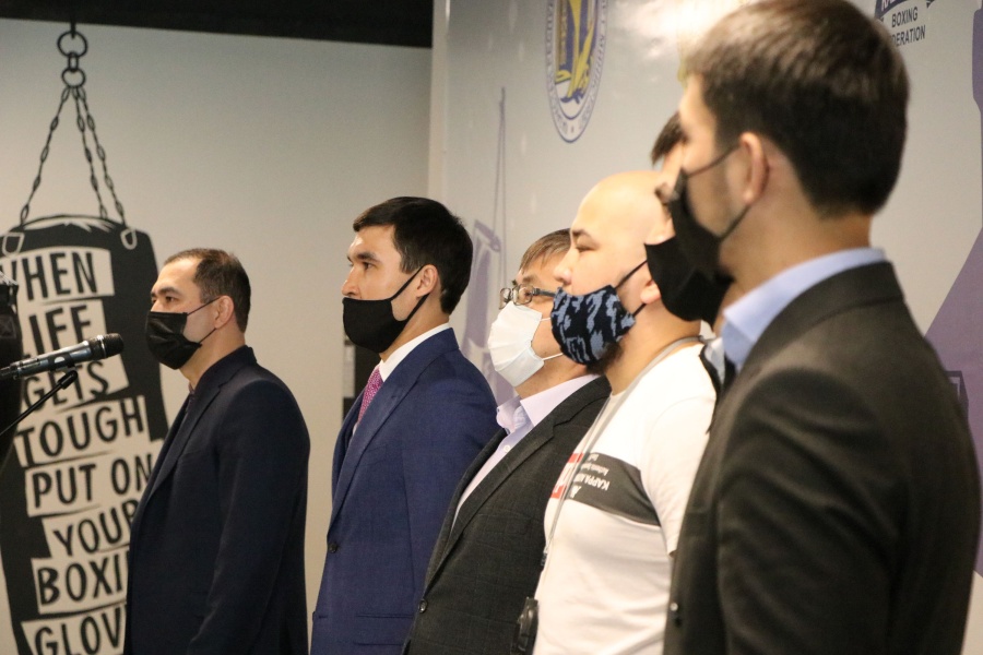 Qazaqstan жеңілатлетикалық спорт кешенінде бокс залы ашылды