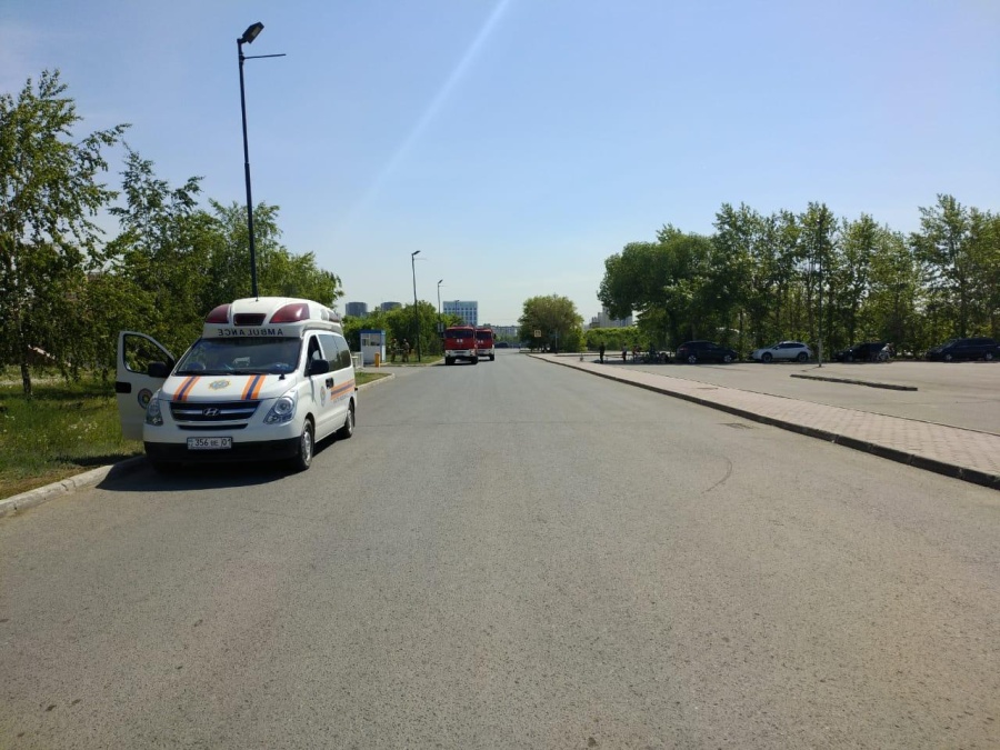«Нұр-сұлтан» олимпиадалық даярлау орталығындағы өрт сөндіру-тактикалық оқытулар