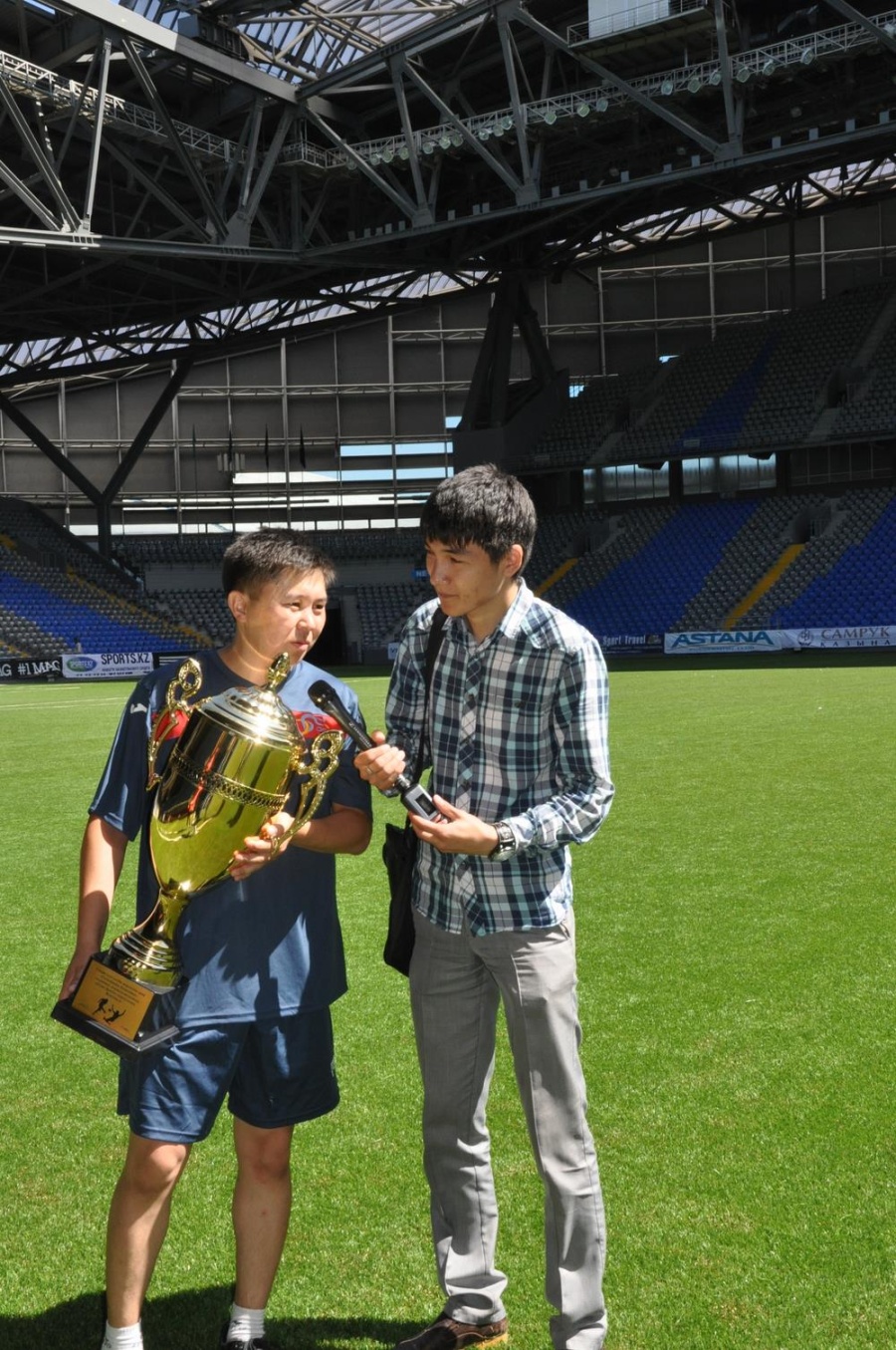 On Saturday, August 17, at the Astana Arena Sports Complex, in honor of Sports Day, a mini-football tournament was held