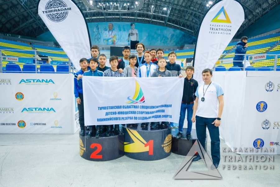 Триатлоннан ұлттық біріншілік жеңімпаздары анықталды 