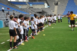 Master class at Astana Arena from Spanish trainers