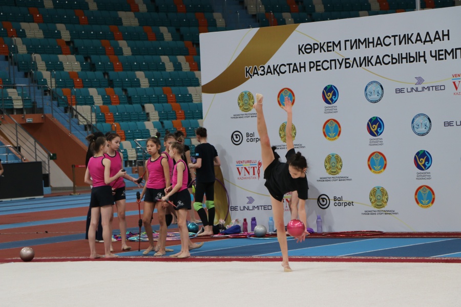 КӨРКЕМ ГИМНАСТИКАДАН ҚАЗАҚСТАН РЕСПУБЛИКАСЫ ЧЕМПИОНАТЫНА ДАЙЫНДЫҚ