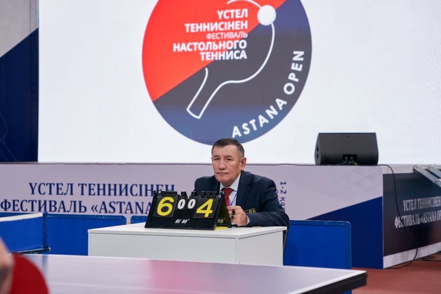"Astana open 2022 үстел теннисі фестивалі"