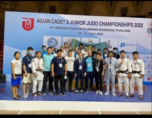 The results of the athletes of the Center for Judo Cadets at the Asian Championship