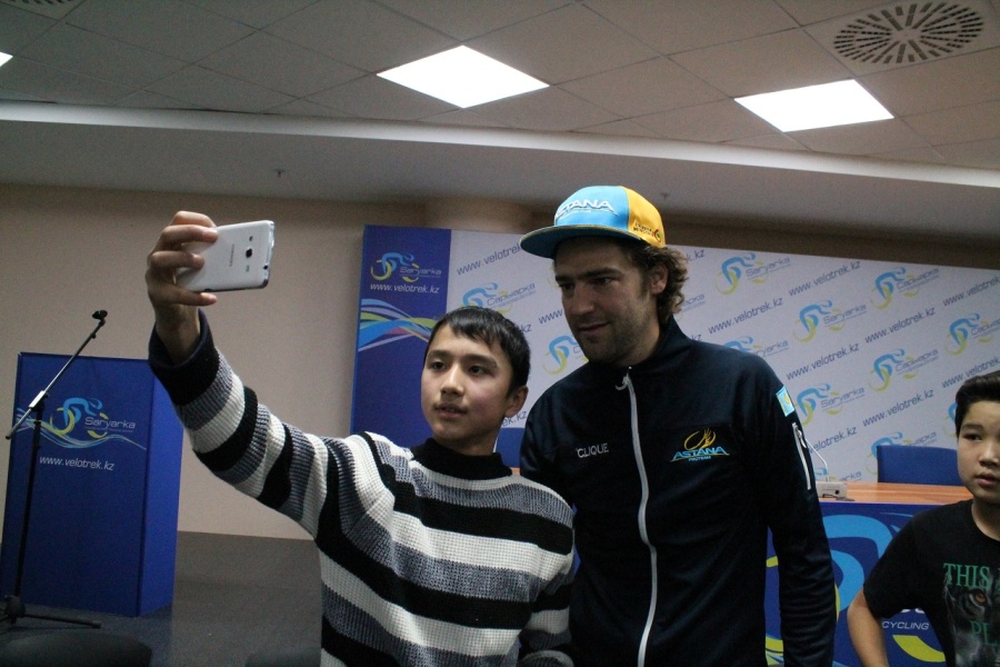 «AstanaProTeam» жас спортшылар кездесті велосипедшілер