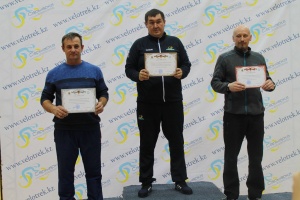 Winners in the cycling championship of the Republic of Kazakhstan