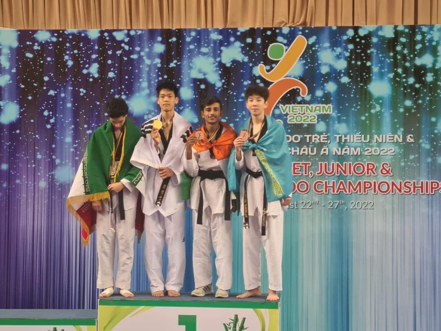 In taekwondo, our athletes won 4 bronze medals