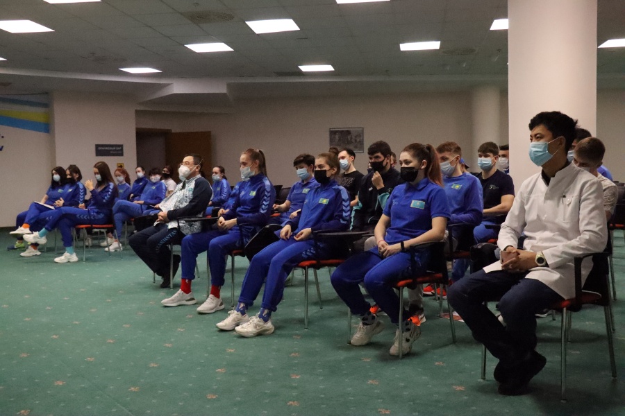 COVID-19 алдын алуға байланысты дәріс өткізілді