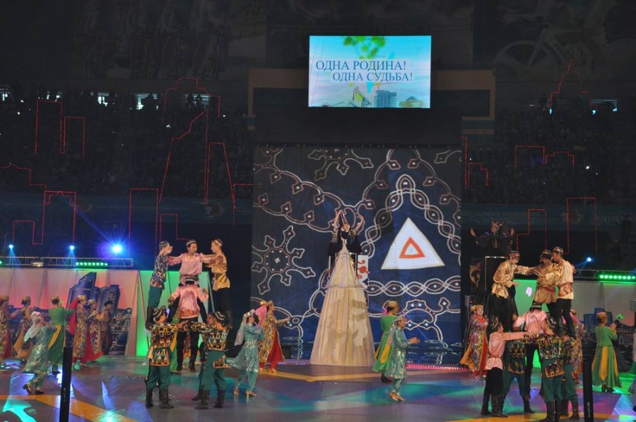 On December 1, a solemn program was held in the arena of the Saryarka cycle track in honor of the celebration of the First President's Day.