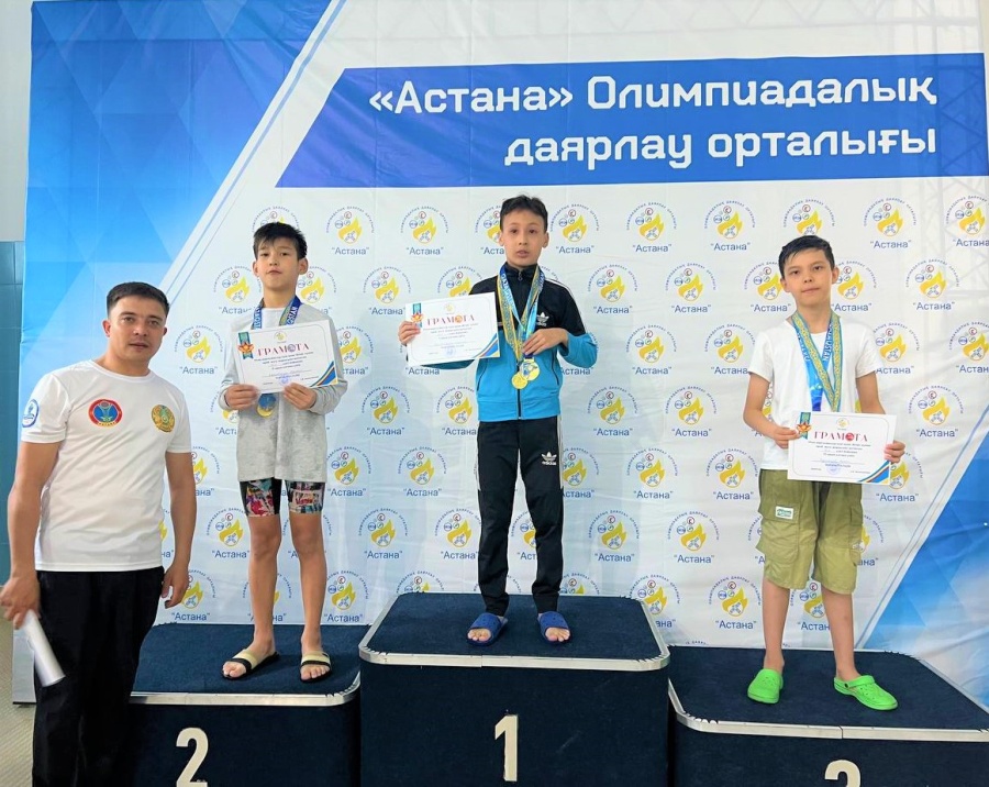Балалардың жүзу жарыстың қорытындылары