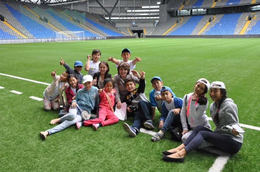 In the period from July 15 to July 29, 2014 Tourist Information Center LLP under the Akimat of Astana visited cycle track Saryarka and stadium Astana Arena.