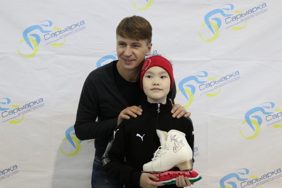 Алексей Ягудин жас спортшыларға шеберлік сағатын өткізді