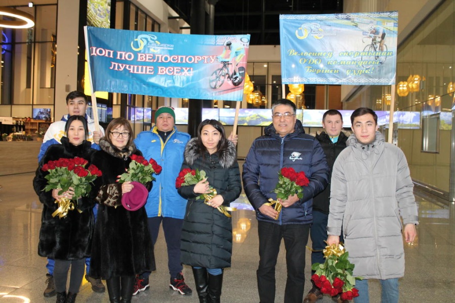 Азия чемпионатының жеңімпаздарын қарсы алу сәті 