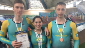 At the All-Russian competitions in Kazakhstan 4 medals.