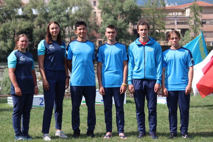 Байдарка мен каноэде есу слаломы бойынша "2022 ECO JUNIOR SLALOM CUP IVREA" Халықаралық турнирі өтті