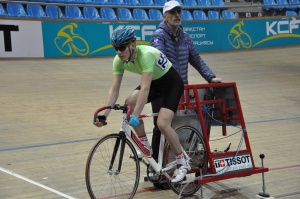 From February 26 to March 3, 2014, the Open Winter Championship of the Republic of Kazakhstan in tempo events was held at the Saryarka cycling track